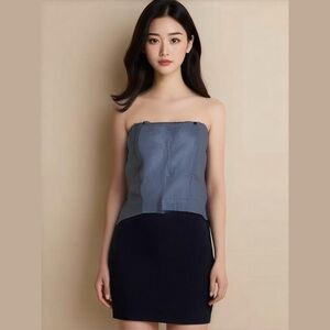 Attention Women's Black Stretch Pencil Skirt, Size 10